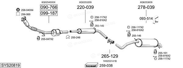 Bosal SYS20819