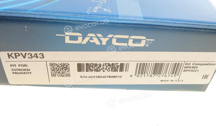 Dayco KPV343