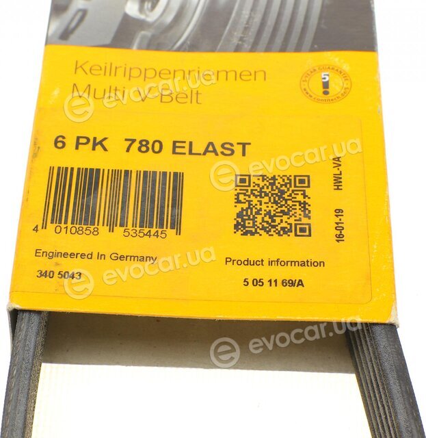 Continental 6PK780 ELAST