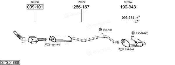 Bosal SYS04888