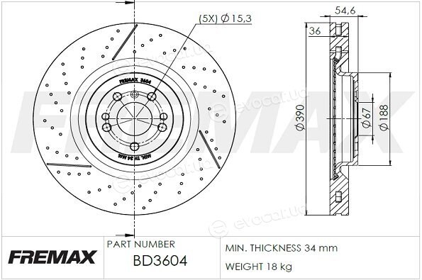 Fremax BD-3604