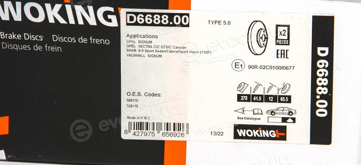 Woking D6688.00