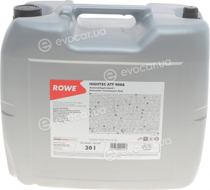 Rowe 25063-0200-99