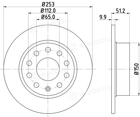 Hella Pagid 8DD 355 109-601