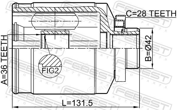 Febest 1211-IX55RH