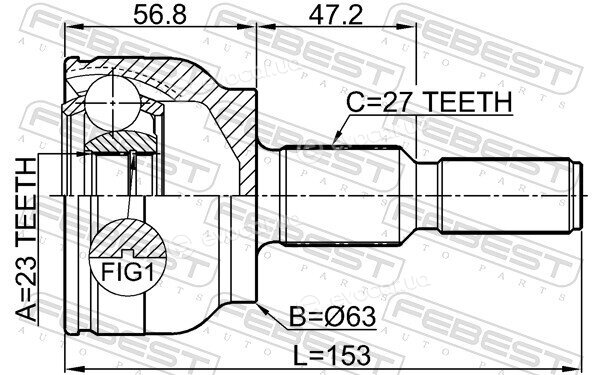 Febest 2110-CDH