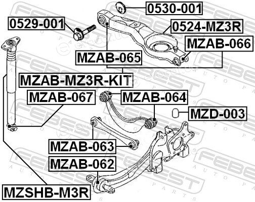 Febest MZAB-MZ3R-KIT