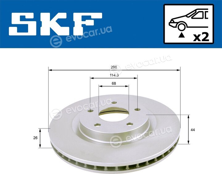 SKF VKBD 80070 V2