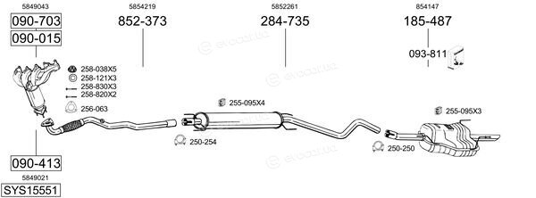 Bosal SYS15551