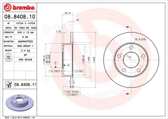 Brembo 08.8408.11