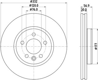 Hella Pagid 8DD 355 132-561