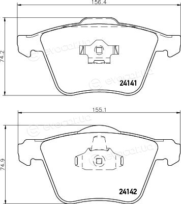 Hella Pagid 8DB 355 011-721