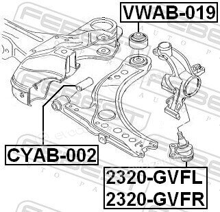 Febest VWAB-019