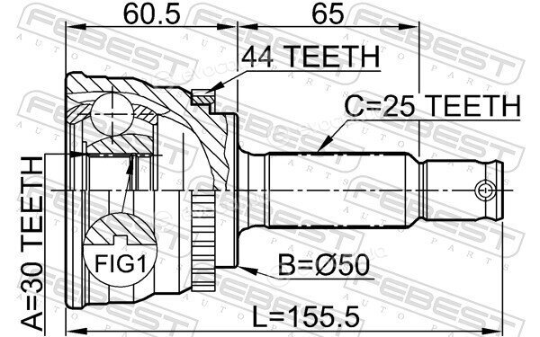 Febest 1210-014A44