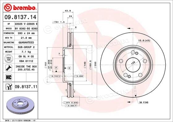 Brembo 09.8137.11