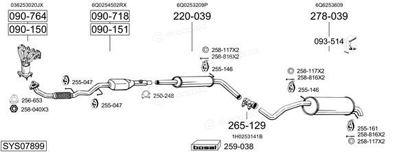 Bosal SYS07899