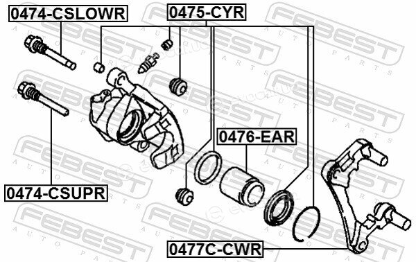 Febest 0477C-CWR