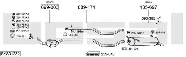 Bosal SYS01232