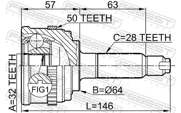 Febest 0310-033A50