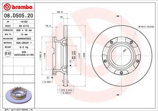 Brembo 08.D505.20