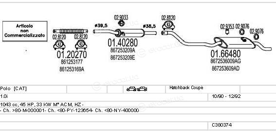 MTS C380374003235