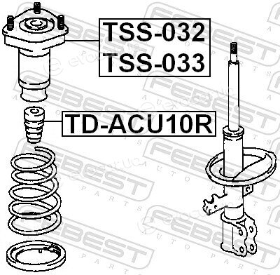 Febest TD-ACU10R