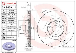 Brembo 09.D939.11