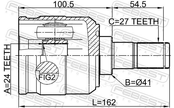 Febest 1211-TUC20MT