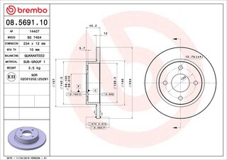 Brembo 08.5691.10