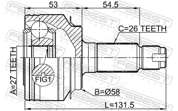Febest 0310-GB3