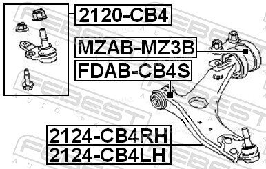 Febest FDAB-CB4S