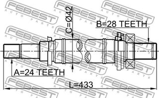Febest 0512-M316MT