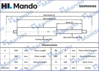 Mando MOP045493