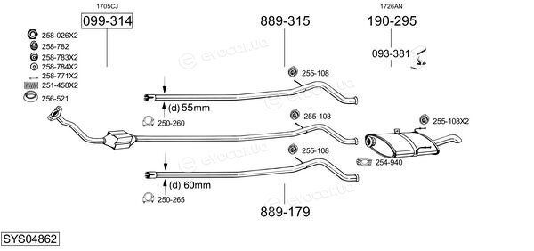 Bosal SYS04862