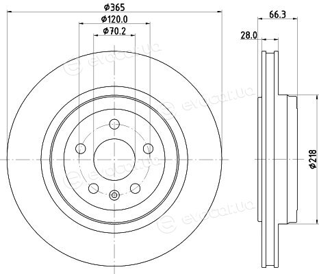 Hella Pagid 8DD 355 132-901