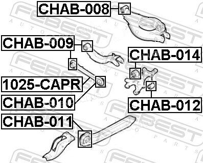 Febest 1025-CAPR