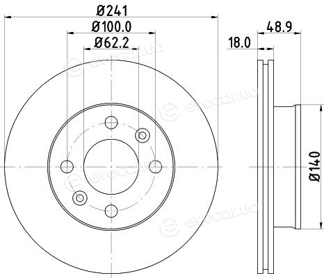 Hella Pagid 8DD 355 112-791