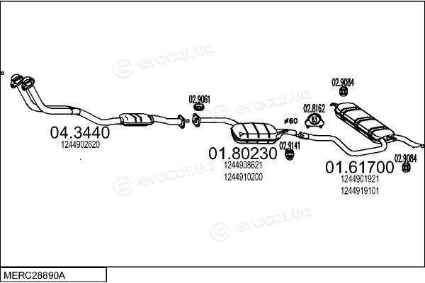 MTS MERC28890A011580