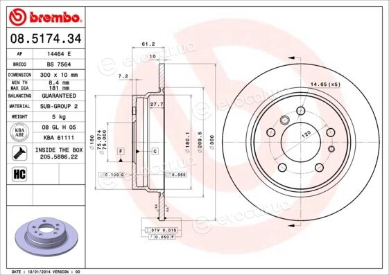 Brembo 08.5174.34