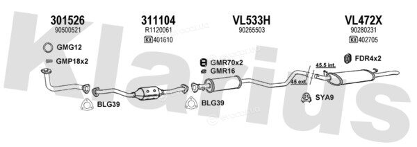 Klarius 390886U