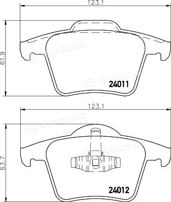 Hella Pagid 8DB 355 010-801