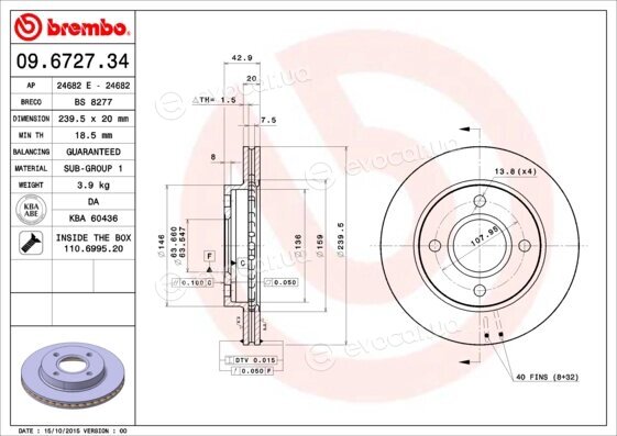 Brembo 09.6727.34