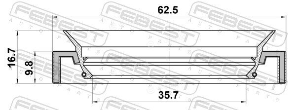 Febest 95JAS-37621017R