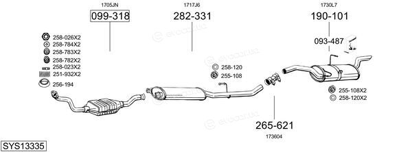 Bosal SYS13335