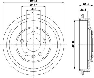 Hella Pagid 8DT 355 302-561