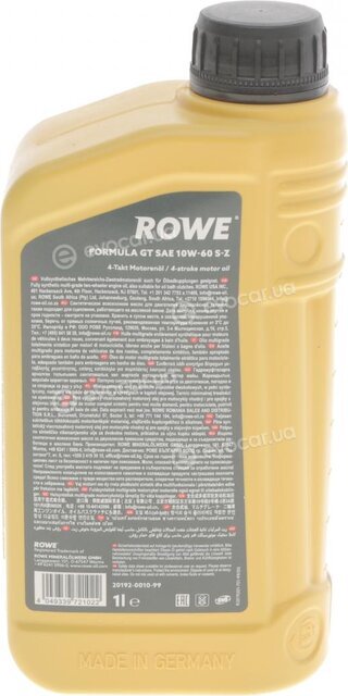 Rowe 20192-0010-99