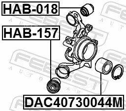 Febest DAC40730044M