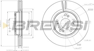 Bremsi CD7775V