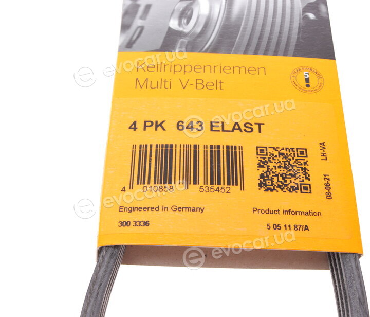 Continental 4PK643 ELAST