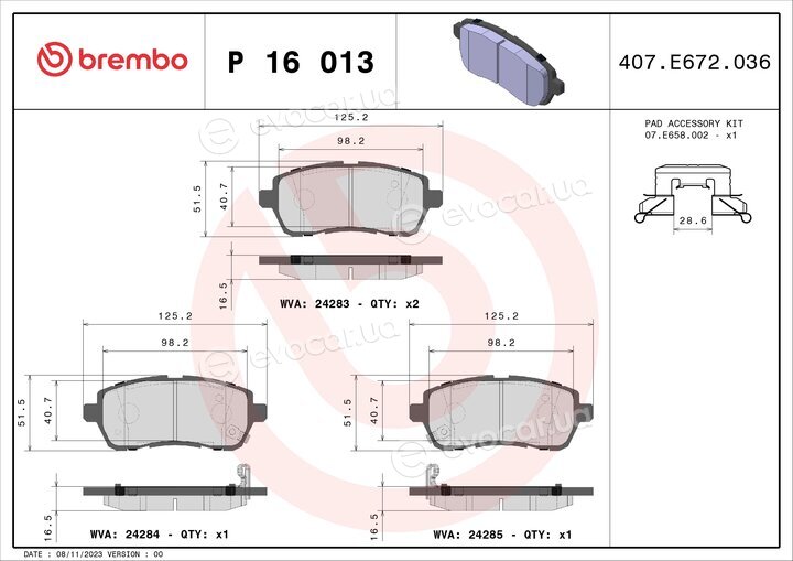 Brembo P 16 013